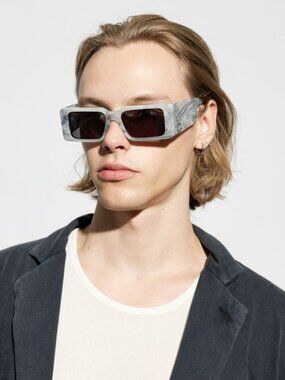 OFF-WHITE OERI097 MILANO 0807 MARBLE SQUARE SUNGLASSES